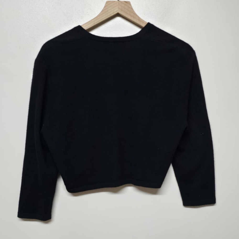 Neiman Marcus Cashmere Collection Womens Black Op… - image 11